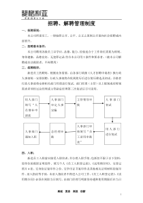 招、解聘管理制度(5.11)