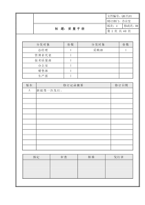 QM01质量手册