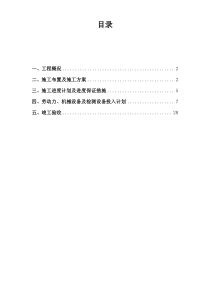 通信线路工程施工组织设计方案