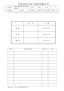 检验、测量和试验设备控制程序