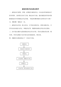 康复效果评定标准及程序