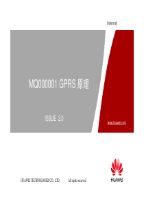 MQ000001 GPRS原理 ISSUE2_0