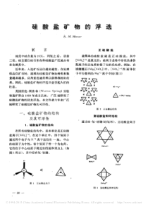 硅酸盐矿物的浮选_R_M_Manser