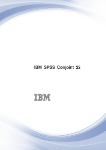 SPSS22中文使用手册IBM-SPSS-Conjoint