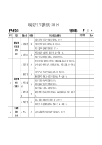 环境保护工作考核细则