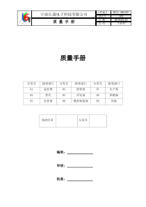 QM-001质量手册