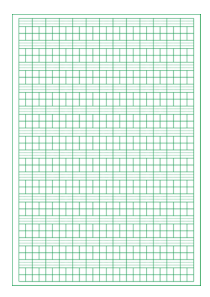小学语文四线方格本电子版A4直接打印