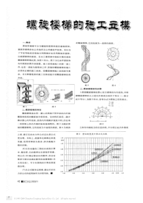 螺旋楼梯的施工立模放线方法