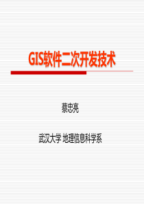 2.GIS软件二次开发V1.1