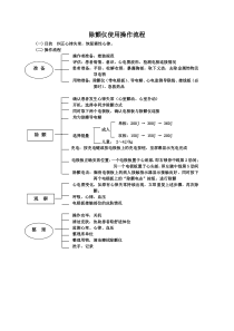 除颤仪操作流程及考核标准