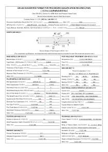 ASME PQR-WPS-WPQ格式