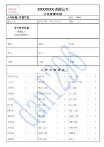 品质_HSF手册