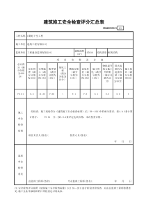 2017建筑施工安全检查评分表(新版完整自动计算)