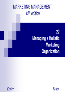 CH22Managing-a-Holistic-Marketing-Organization(市场营