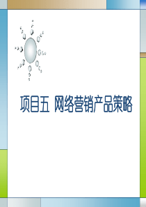网络营销产品策略