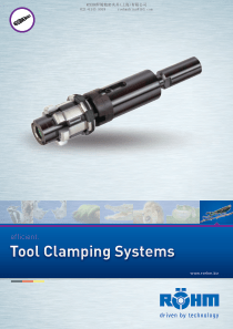 Rohm夹具夹持系统拉刀机构TOOL CLAMPING SYSTEMS