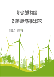 烟气脱白技术介绍及烧结机烟气脱硝技术研究