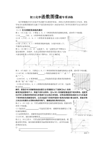 初三化学函数图像题专项训练