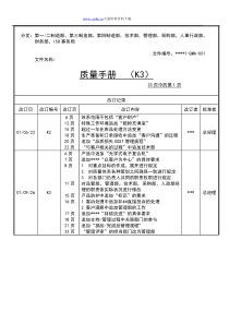 日资质量手册