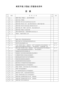 建筑节能工程质量验收表格