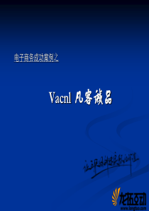 电子商务成功案例之凡客诚