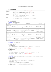 2018中级财务管理考试必记公式大全