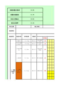 文明、质量风险数据汇总表(叶开先组)