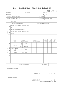 新版市政工程施工与质量验收规范表格(管道工程)