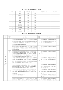 新质量标准化打分表(XXXX年)