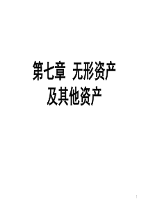 无形资产及其他资产_中级财务会计