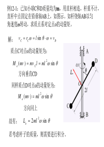 例12-1已知小球C和D质量均为m