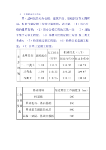 工程概预算计算题作业及其答案-