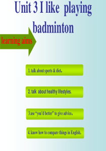 中职英语基础模块(上)unit3-I-like-playing-badminton第二课时