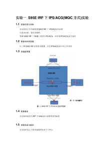 H3C 实验一 S95E IRF下ACG(MQC方式)实验