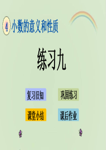 新人教版四年级数学下册-4.4-练习九-教学课件