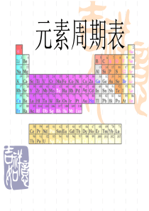 化学必修二-元素周期表课件