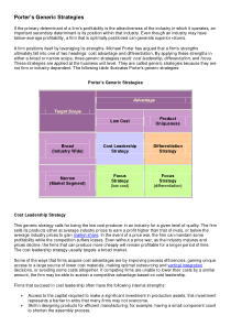 Porter’s-Generic-Strategies-波特的一般竞争战略