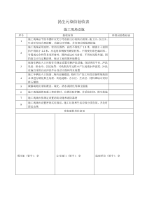 扬尘现场设施验收表