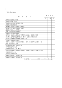 美容美发店卫生检查标准