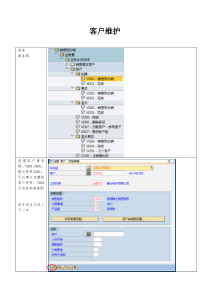 SAP客户主数据..