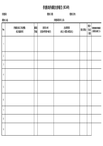 SCAR-供应商改善报告表