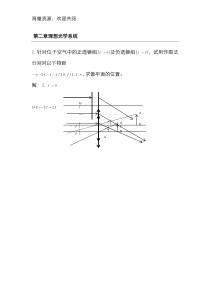 工程光学习题解答--第二章-理想光学系统-DOC