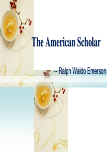 Amrican-scholar-PPT