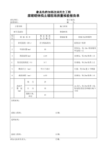 现场质量检验表1-39