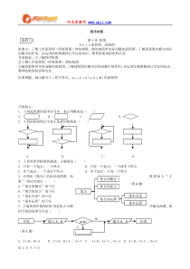 高考数学一轮复习精品题集之程序框图