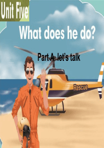 新版PEP7六年级上册Unit5What does he do A lets talk课件