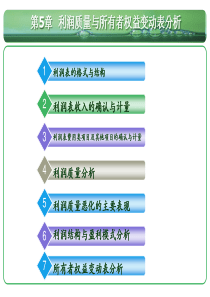 第五章__利润质量与所有者权益变动表分析