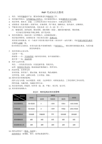 PMP考试知识点整理(1-12)