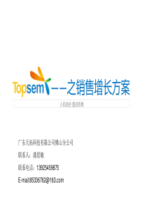 topsem――之销售增长方案