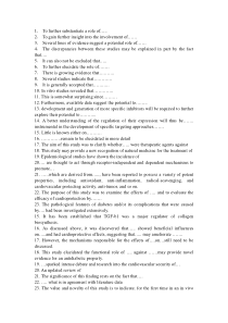 SCI-论文常用句型50句